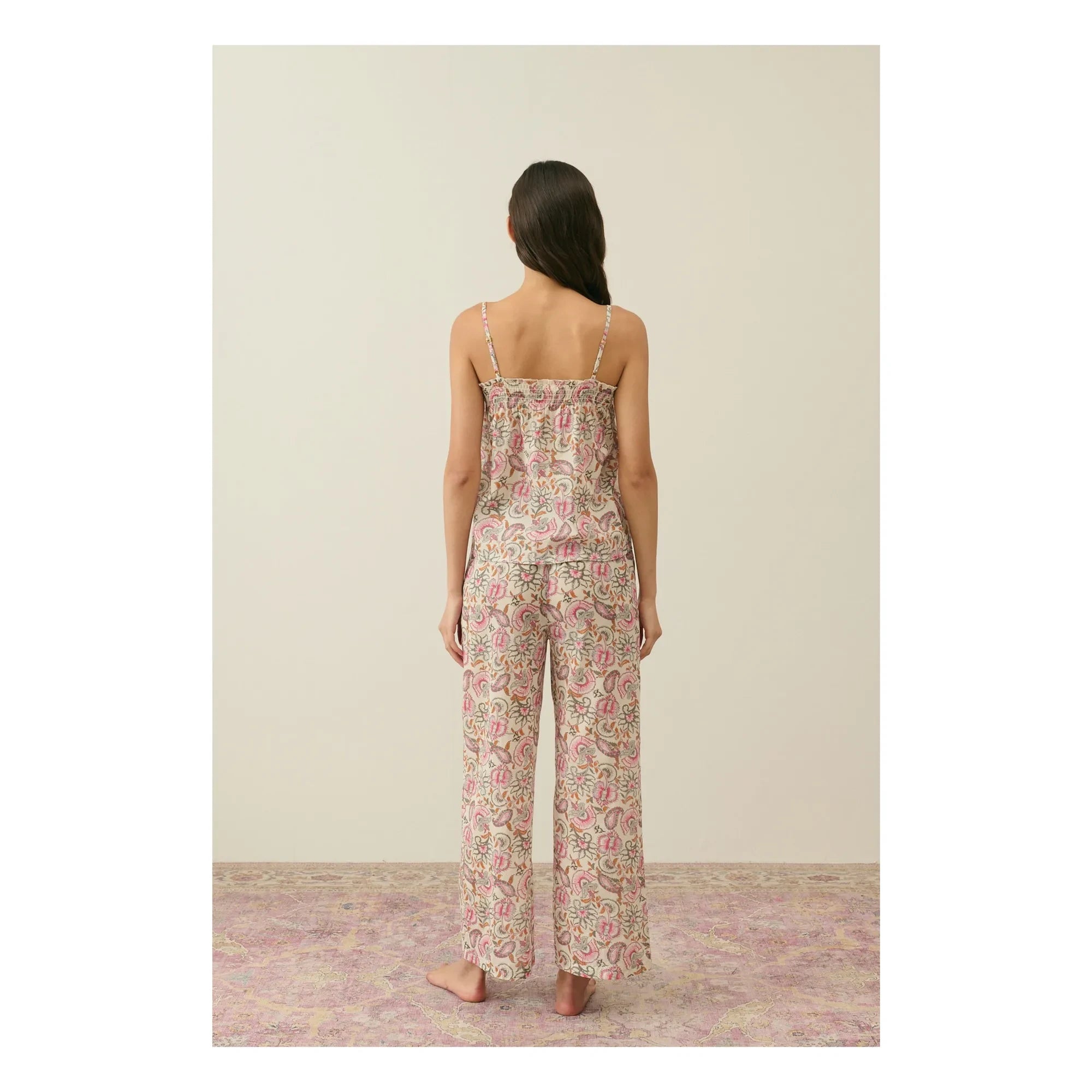Louise Misha - Minalon Organic Cotton Pajamas - Women's Collection | Cream