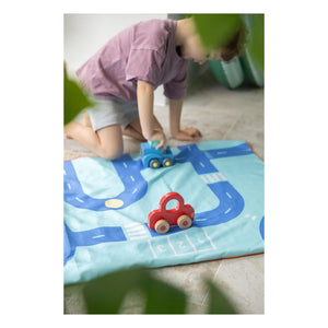 Quut - Circuit microfiber beach towel | Blue