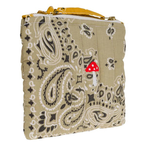 Call it by your name - Mini Zippered Cork Case | Beige