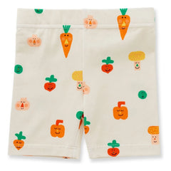 Halcyon Nights - Organic Cotton Carrot Cut Cycling Shorts | Ecru