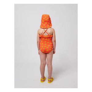 Bobo Choses - Sunflower Swimsuit Made from Recycled Fibers | Red