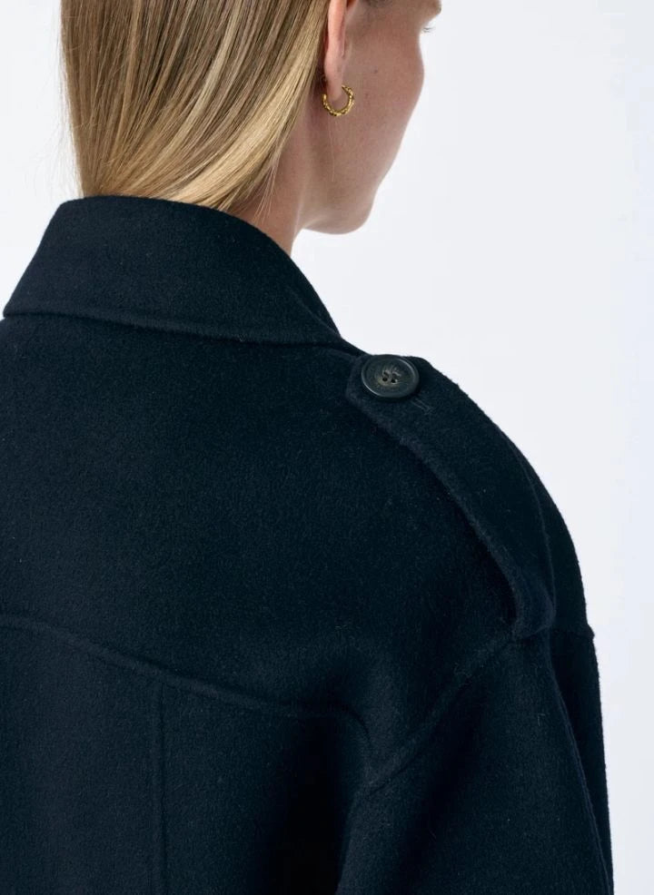 Vanessa Bruno - Beran Wool Coat | Navy