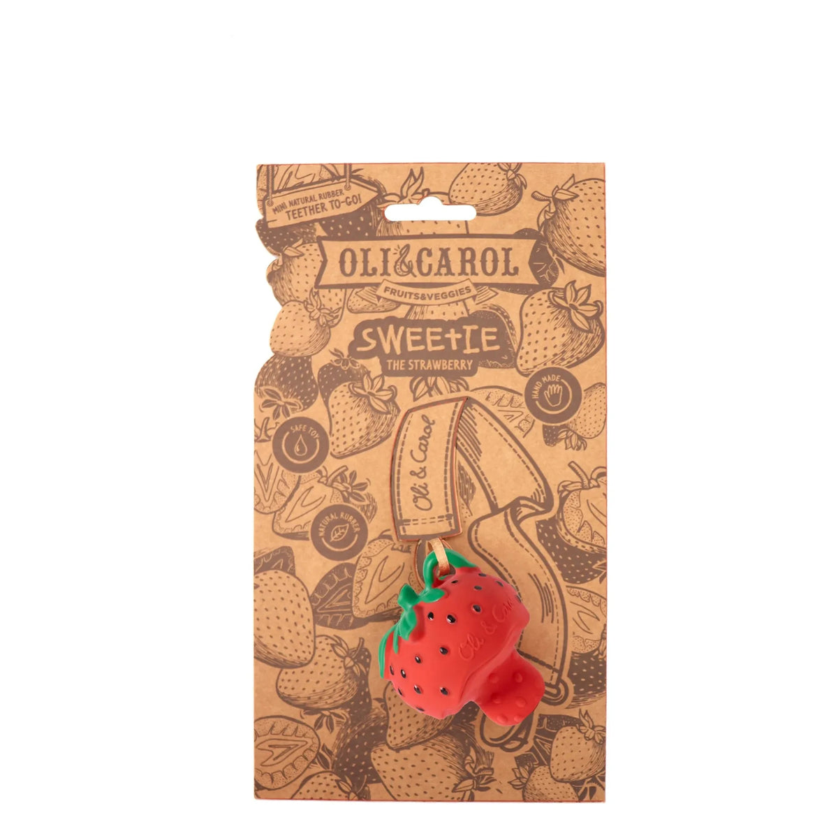 Oli & Carol - Sweetie Strawberry Teething Toy