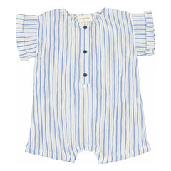 Louis Louise - Hawai Stripe Romper | Blue