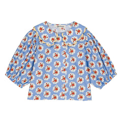 Hello Simone - Pia Floral Blouse | Blue