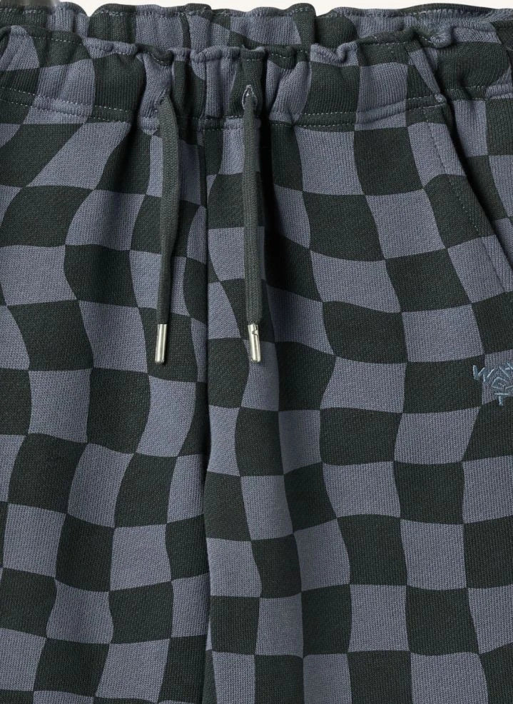 Wheat - Cosmo Damier Organik Pamuk Jogger | Gece mavisi