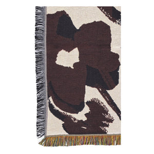 Ferm Living - Cilla Cotton Tapestry Blanket | Brown