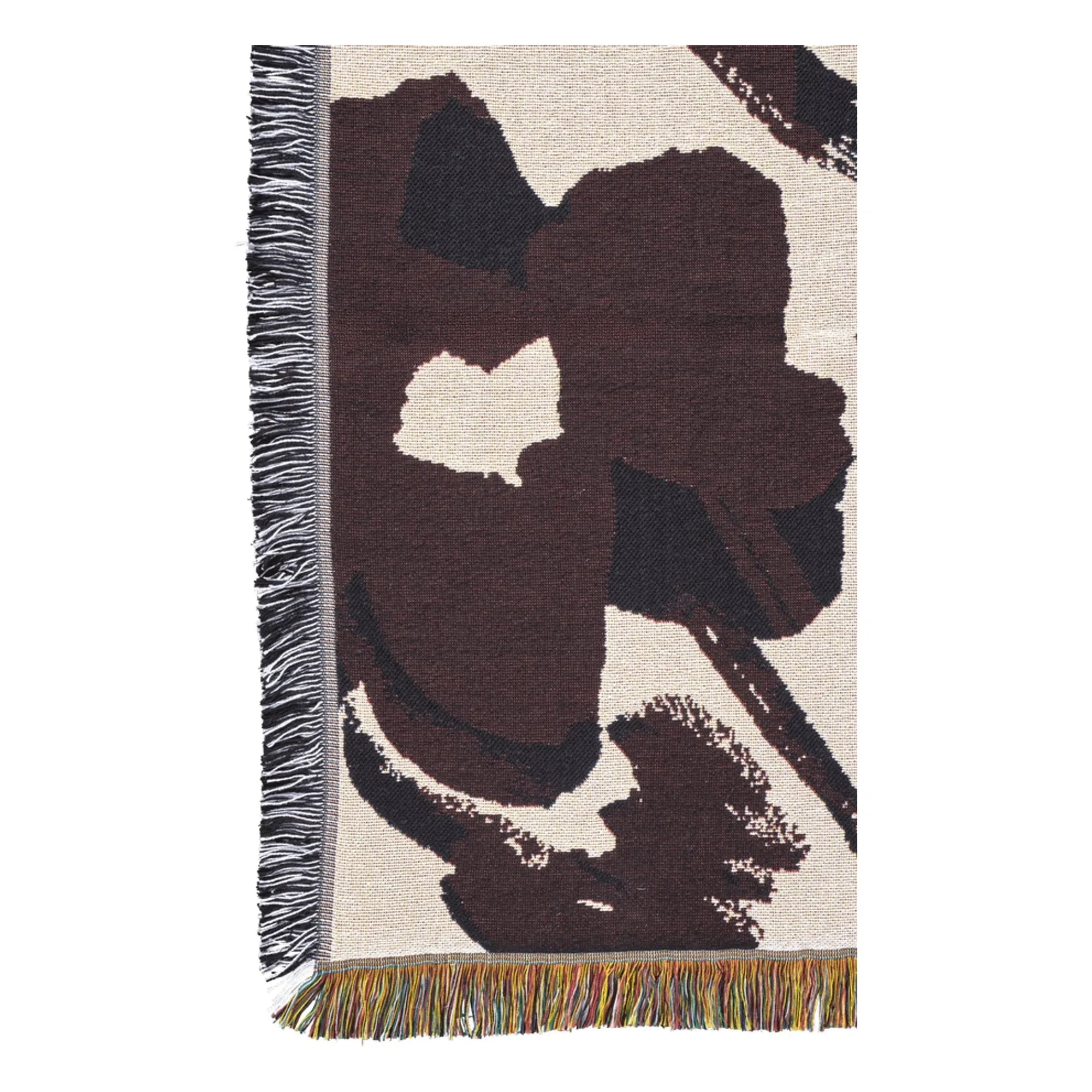 Ferm Living - Cilla Cotton Tapestry Blanket | Brown