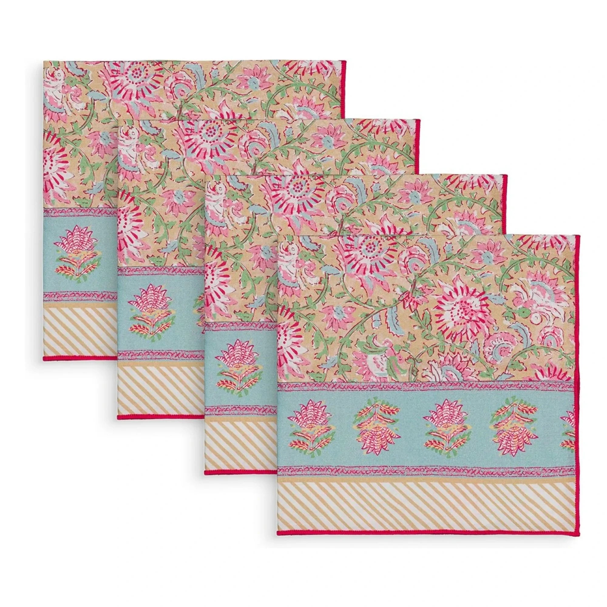 Louise Misha - Carlotta Napkins - Set of 4 | Yellow