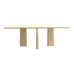 Gabrielle Paris - Joe Rectangular Dining Table | Cream