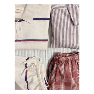 Konges Sløjd - Ely Striped Organic Cotton Shirt | Red