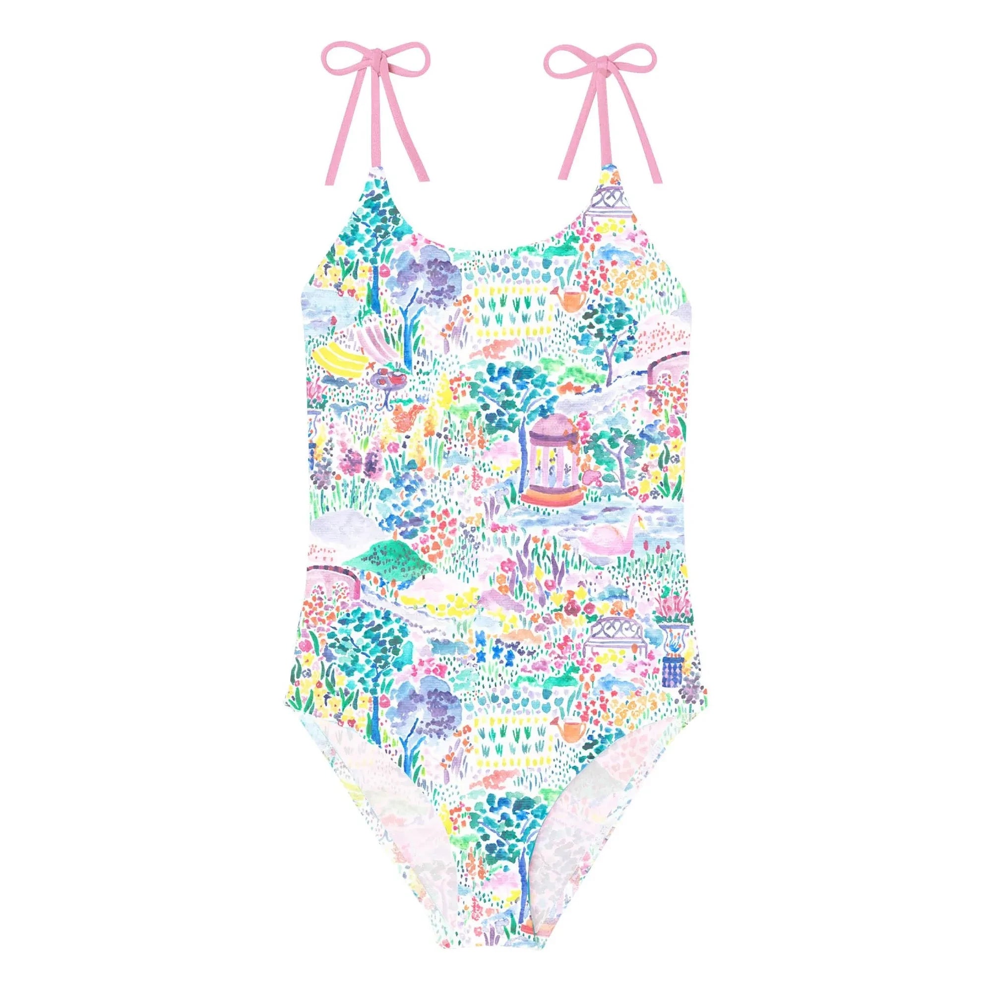 Lison Paris - Bloom Parc One Piece Swimsuit Recycled Fiber | Pale Pink
