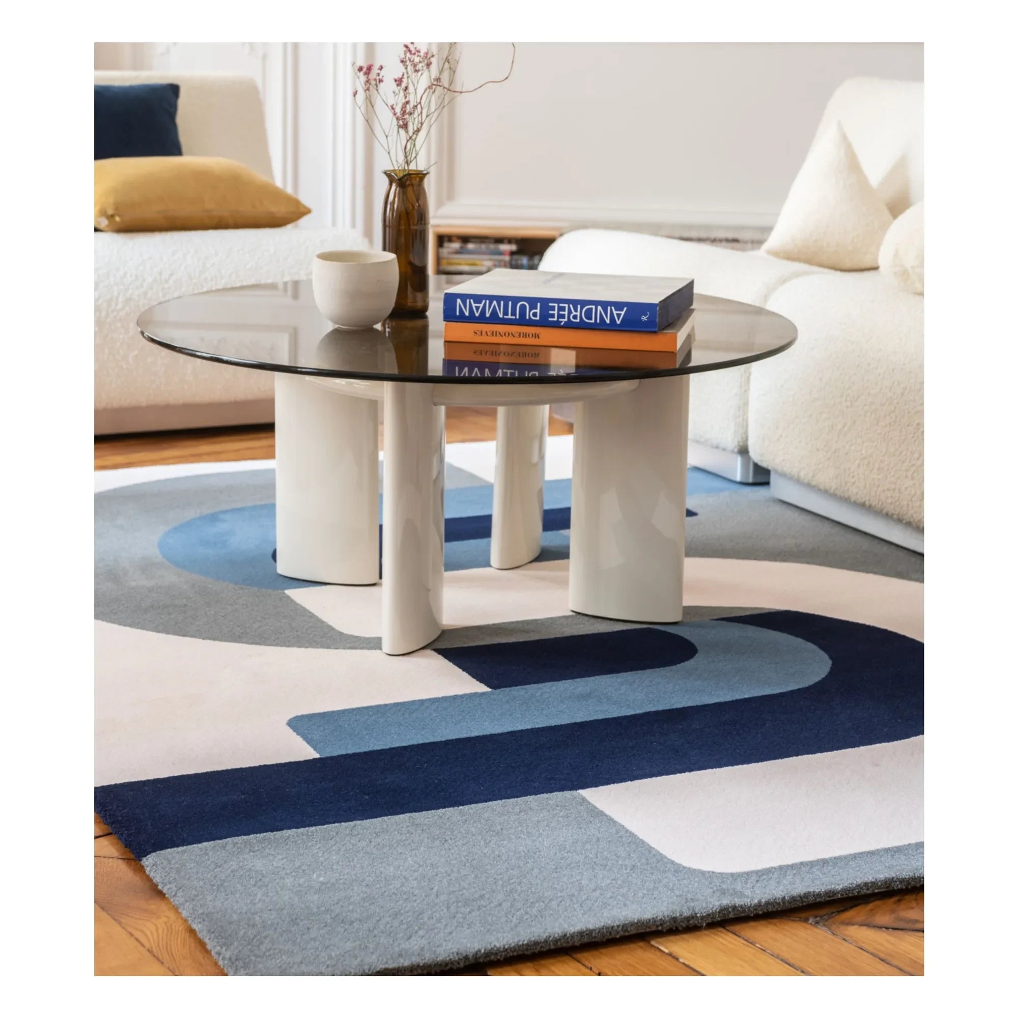 The Socialite Family - Roma Wool Rug | Blue