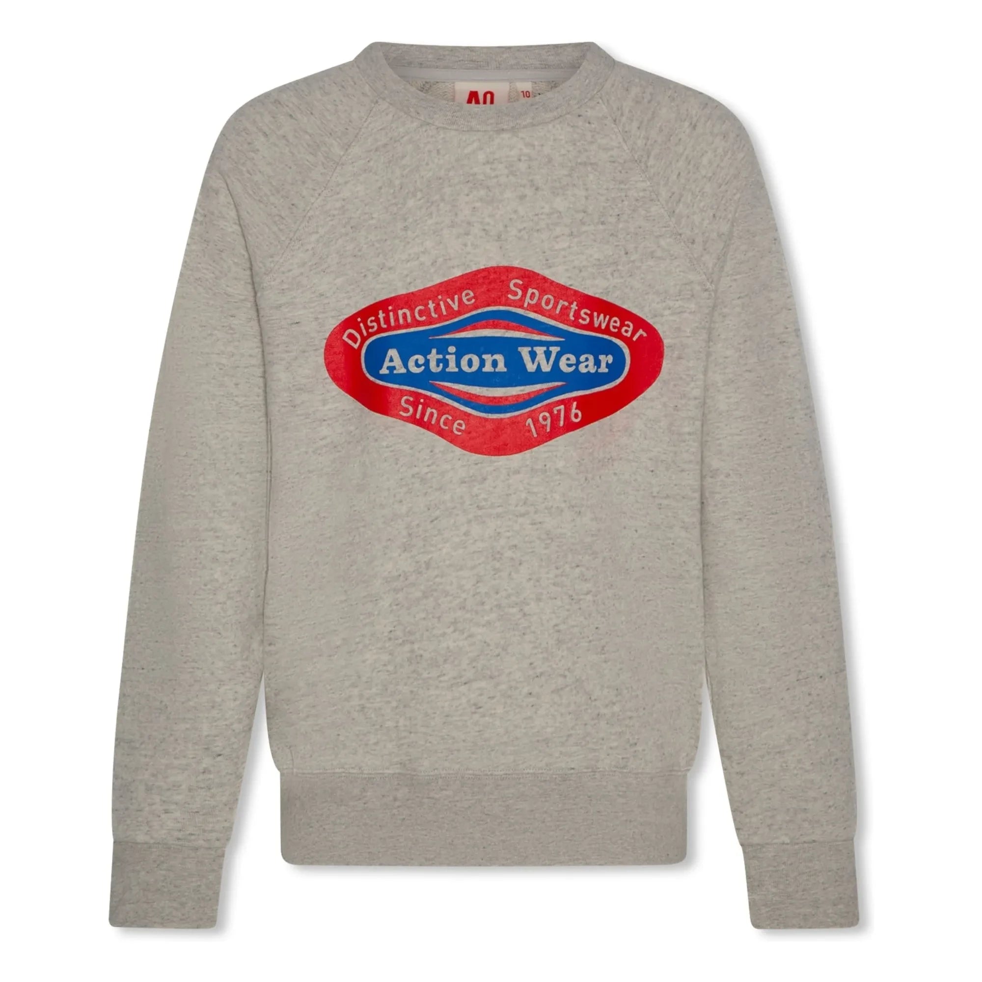 AO76 - Moon Actionwear recycled cotton sweatshirt | Heather grey