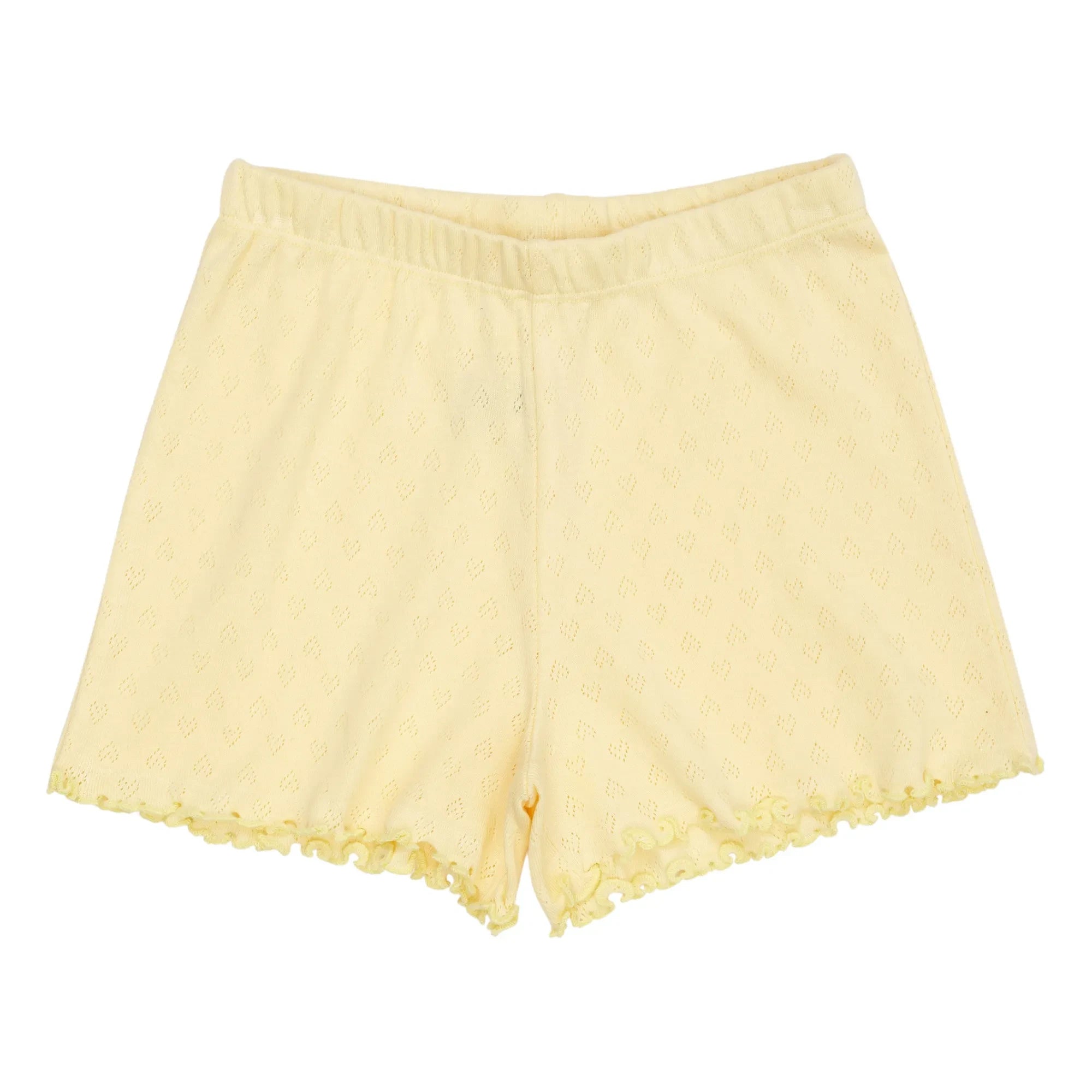 Copenhagen Colors - Short Pointelle | Pale Yellow
