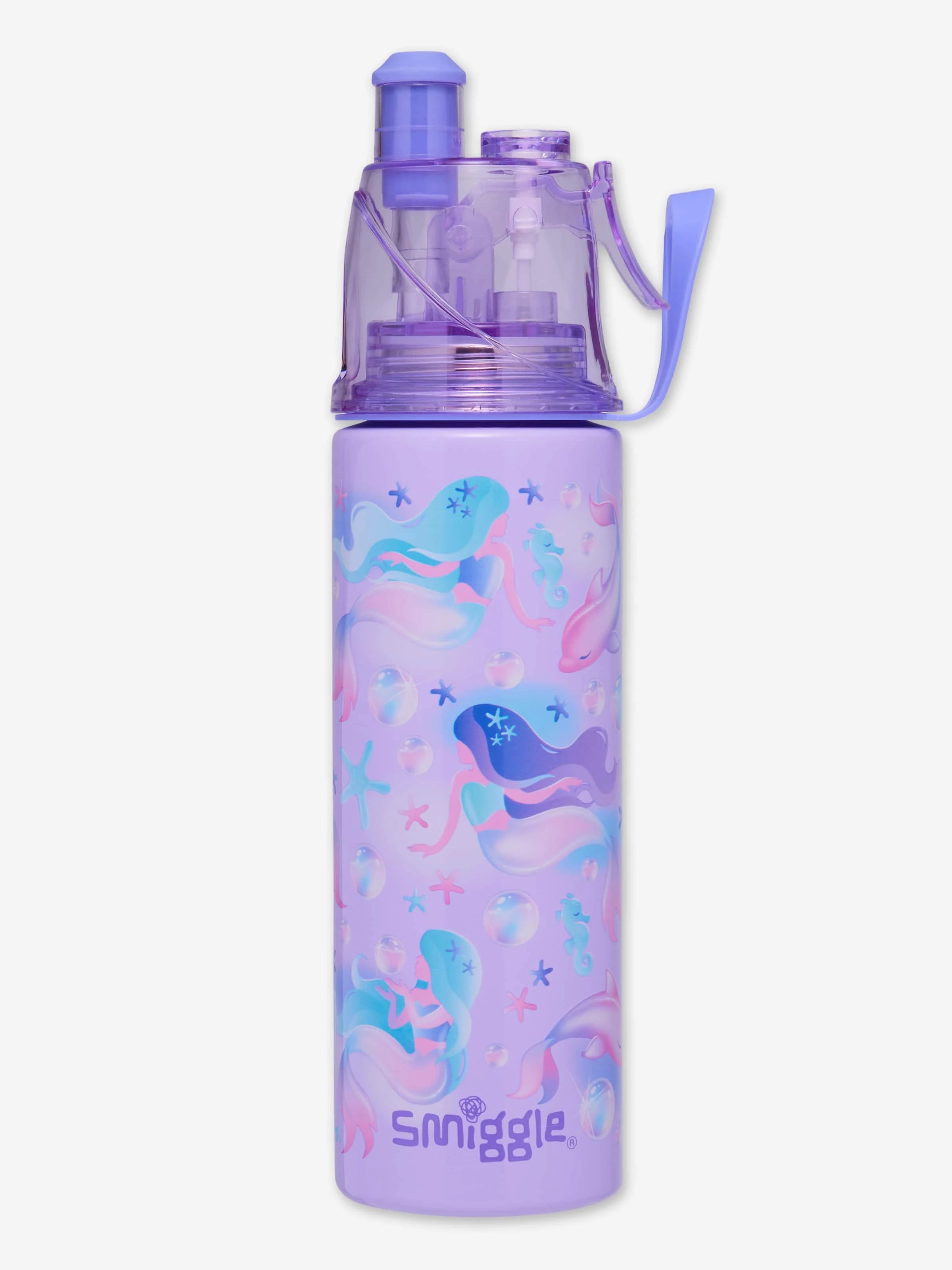 Smiggle - Aspire 500ML Paslanmaz Çelik Su Püskürtmeli Matara