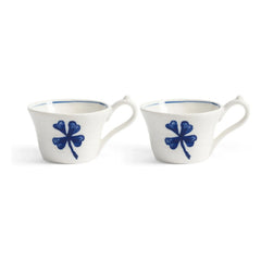 &Klevering - Anouk porselen fincanlar - 2'li set | Mavi