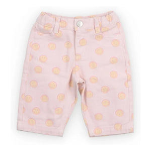 the new society - Smiley Cotton Jeans BCI Bébé | Light Pink