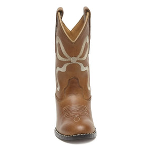 Bootstock - Santiags Bow Leather | Brown