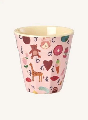 Rice - ABC Melamine Cup | Powder Pink