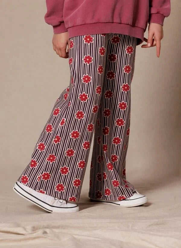 Apaches - Flera Striped Pants | Navy