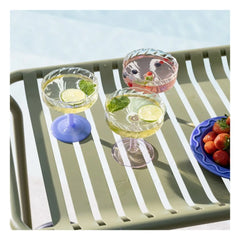&Klevering - Twirl Glasses - Set of 2 | Pink