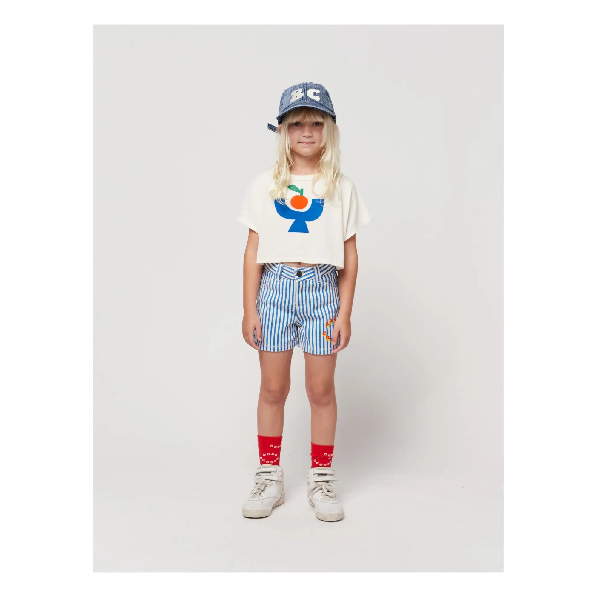 Bobo Choses - Striped Shorts | Navy
