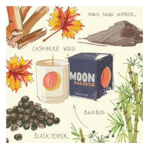 Assouline - Moon Paradise Ceramic Candle | Night Blue