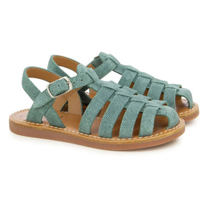Pom d'Api - Sandalet Beach-Stitch Dad | Nane Yeşili