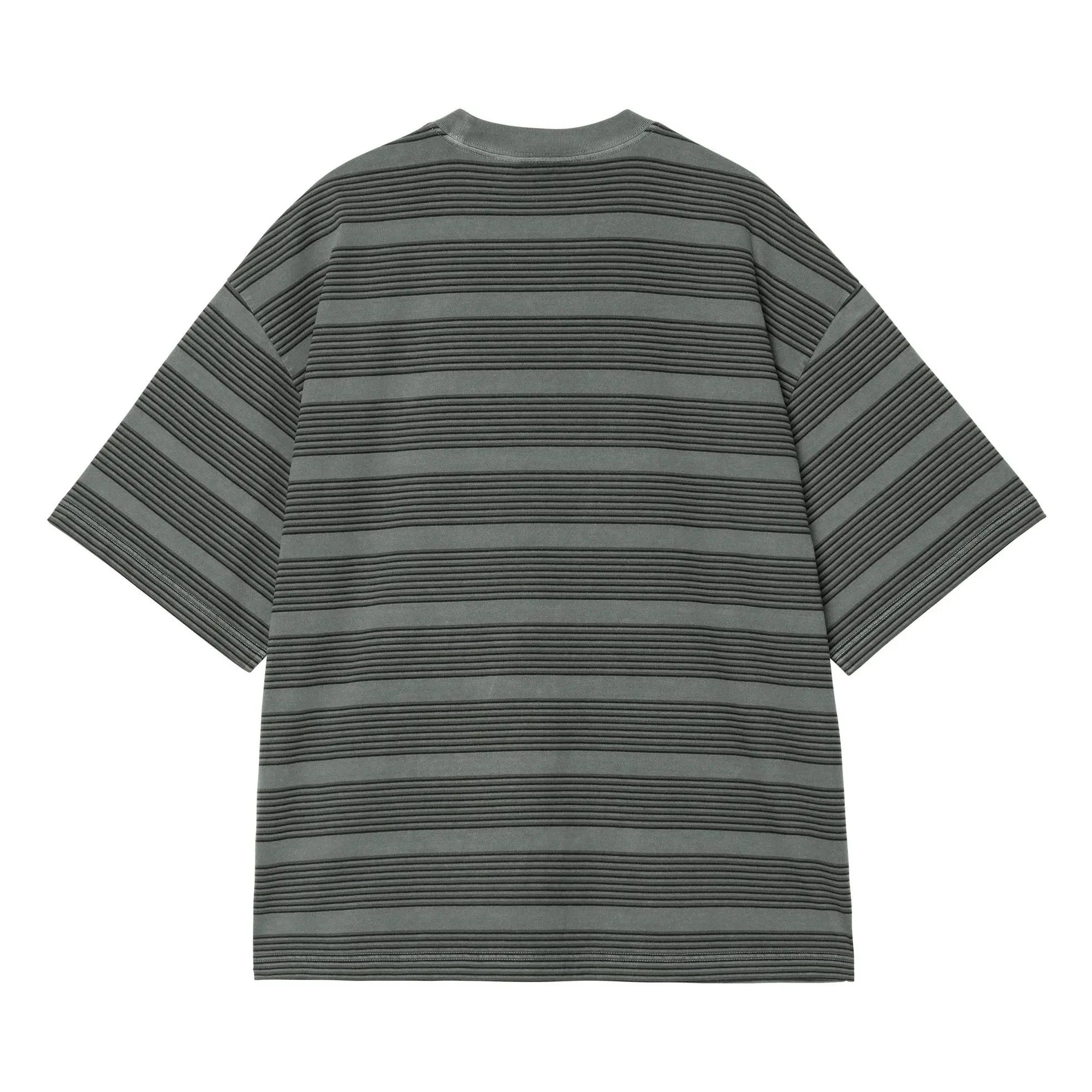 Carhartt WIP - Hanson Striped T-Shirt | Gray-green