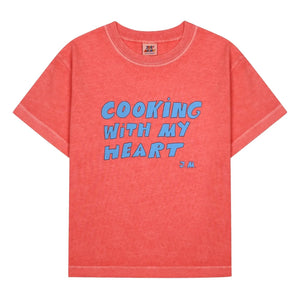 Jelly Mallow - Cooking With My Heart T-Shirt | Red