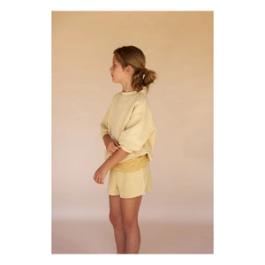 Longlivethequeen - Kutulu sweatshirt | Soluk sarı