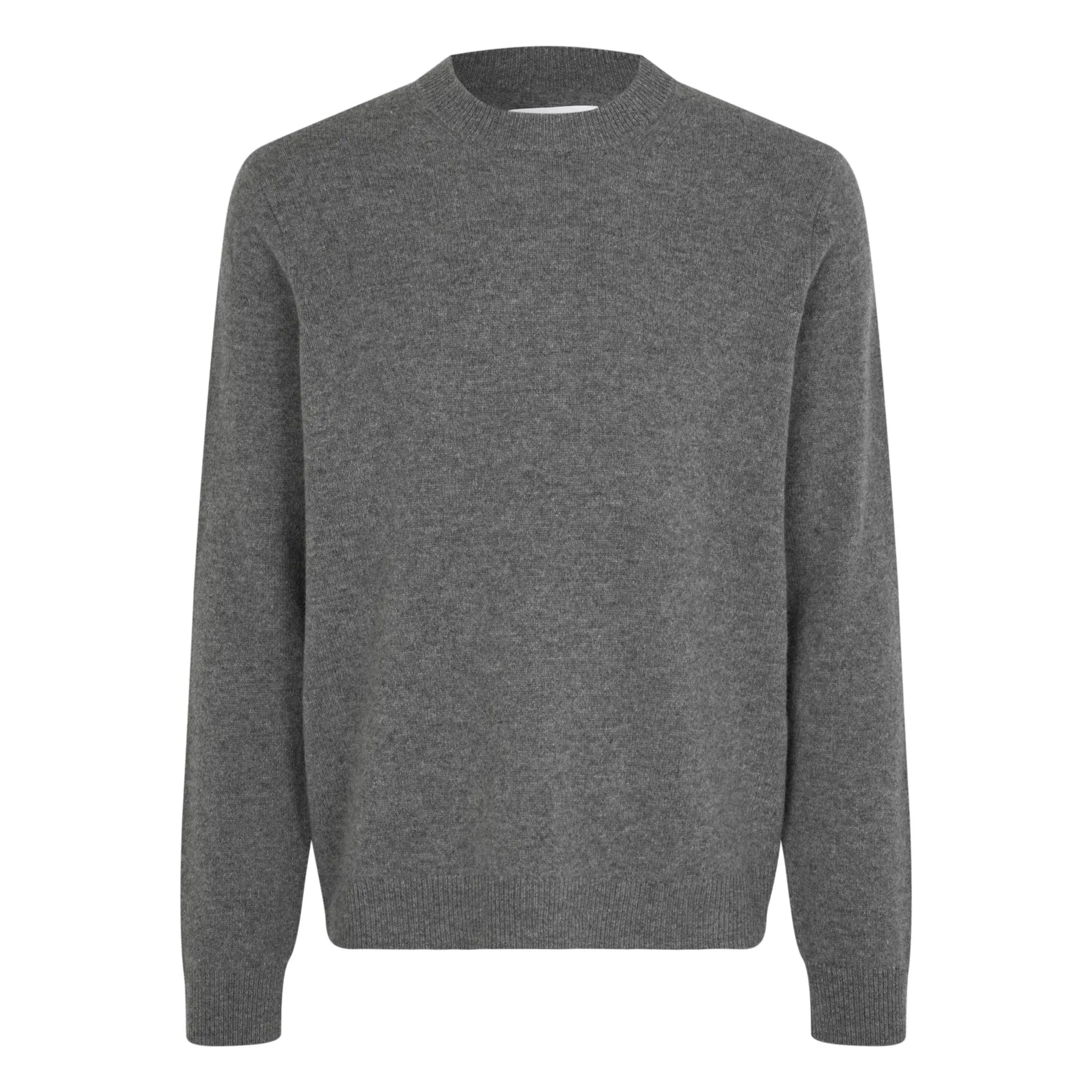 Samsoe Samsoe - Isak Wool Crew Neck Sweater | Gray