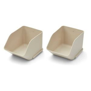 Liewood - Rosemary Food Storage Box - Set of 2 | Sand