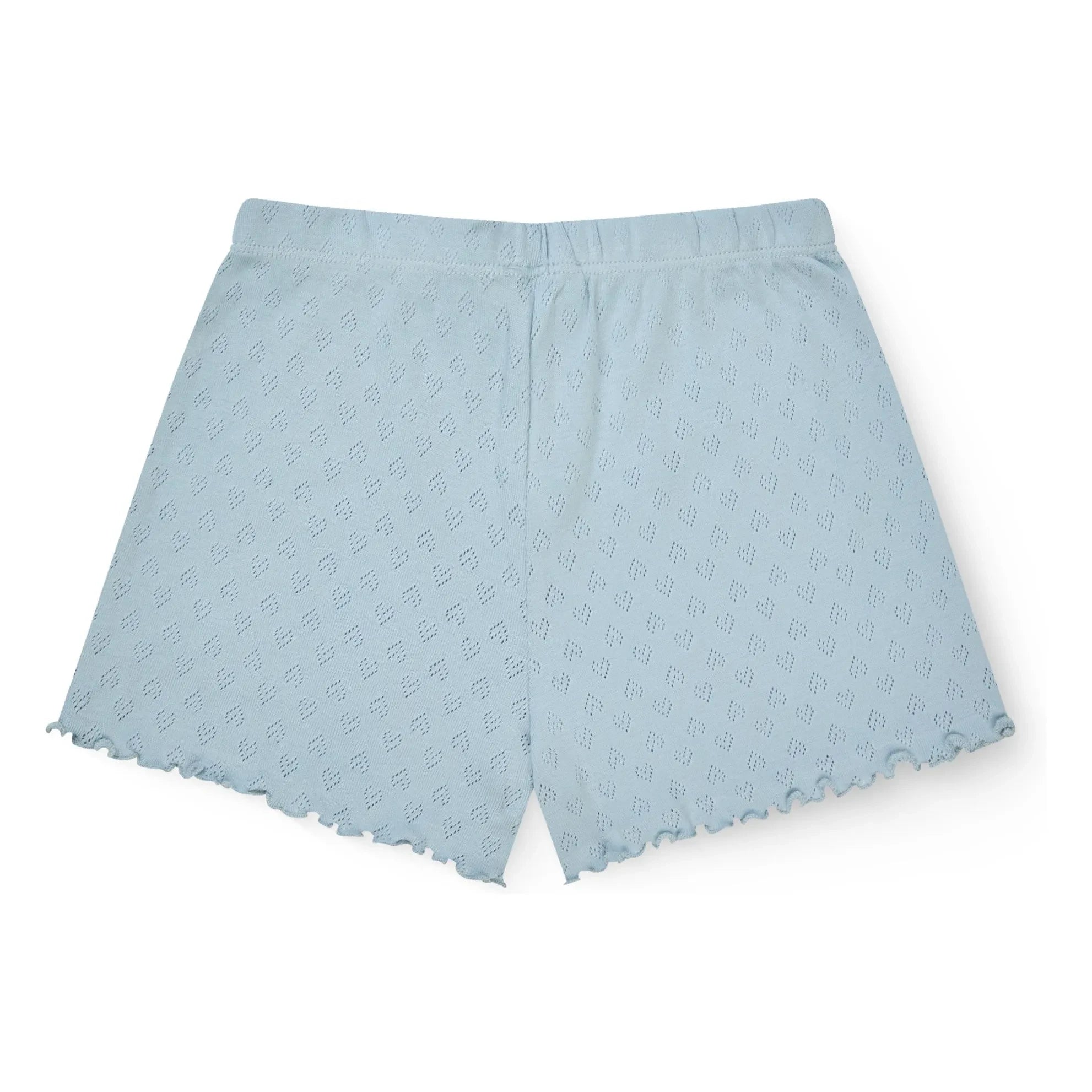 Copenhagen Colors - Pointelle Organic Cotton Shorts | Light Blue