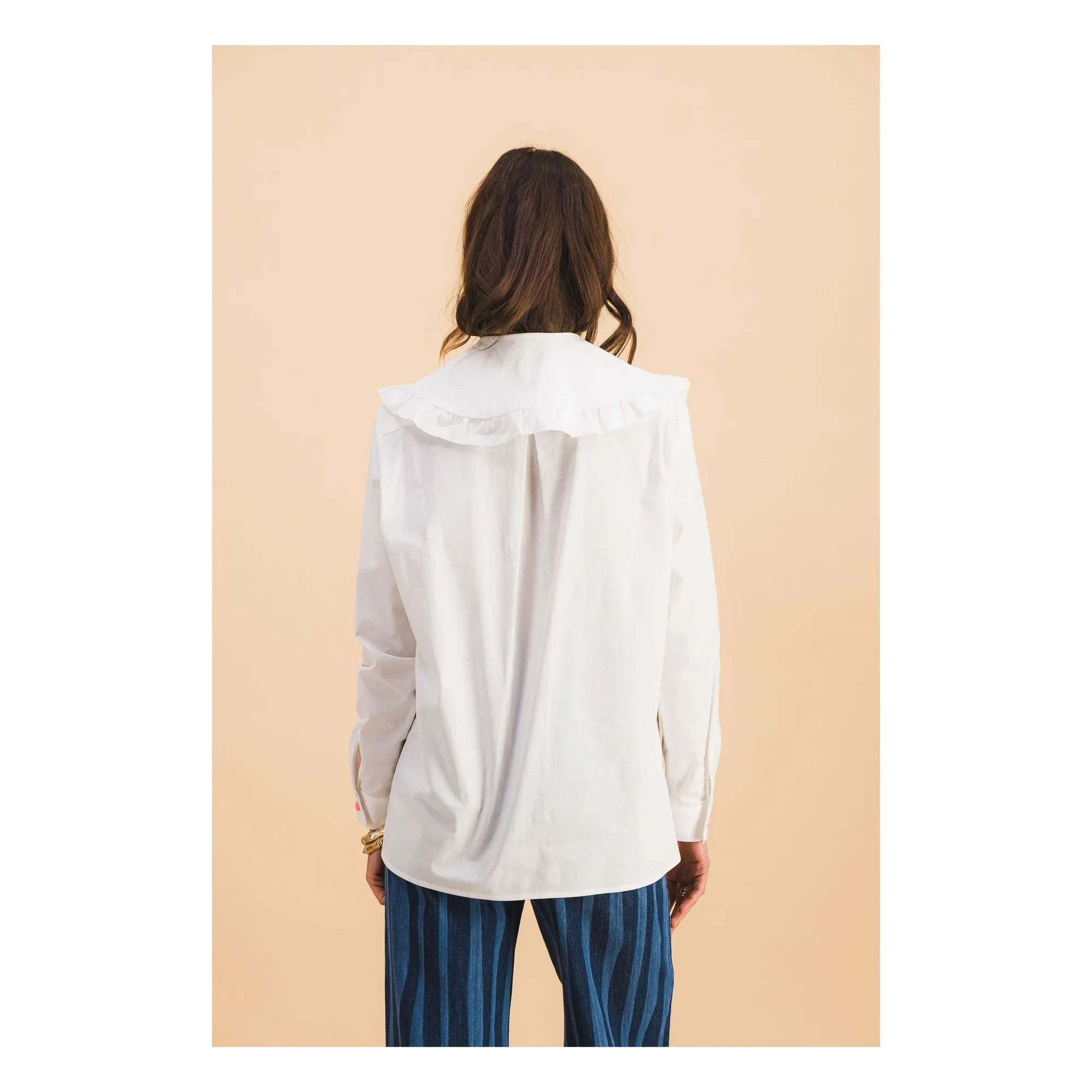 Elise Chalmin - Juliette Cotton Shirt | White
