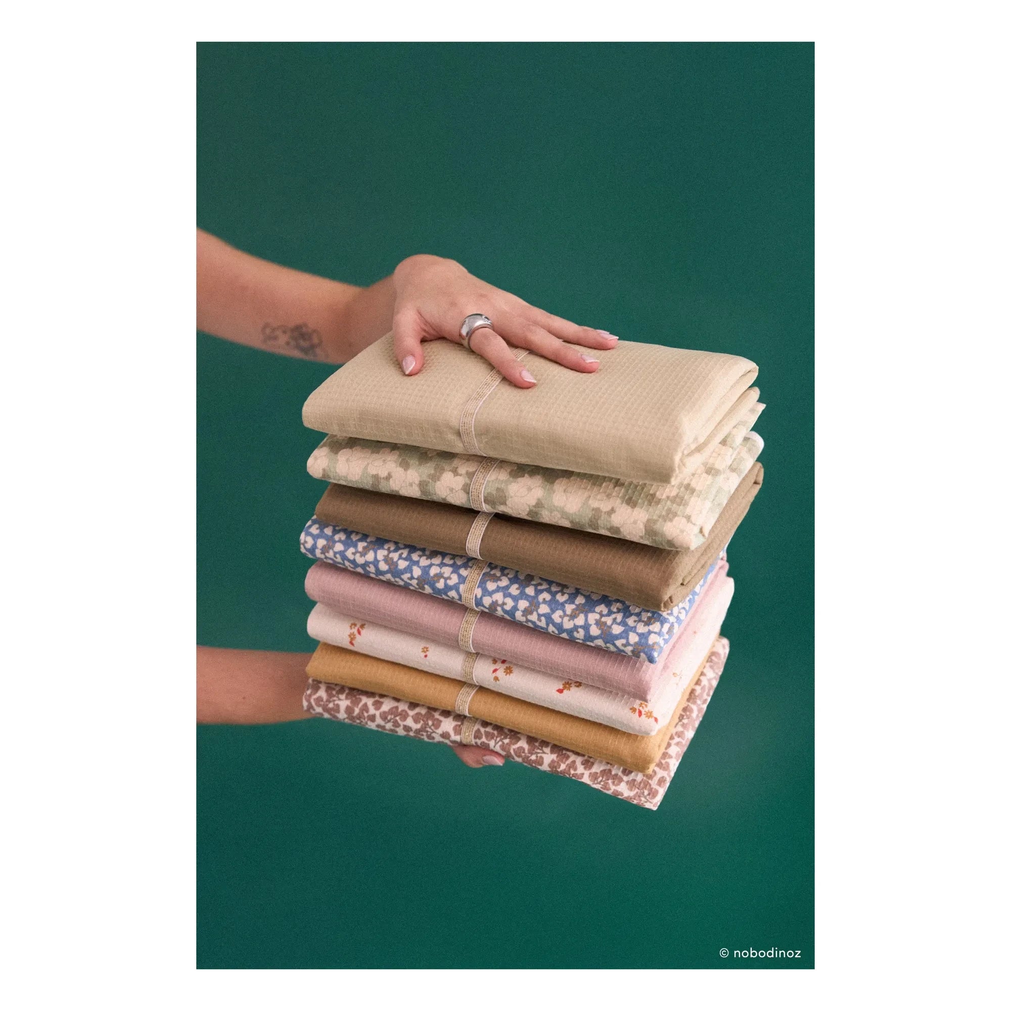 Nobodinoz - Mozart Opera Yumiko Travel Changing Mat | Blue