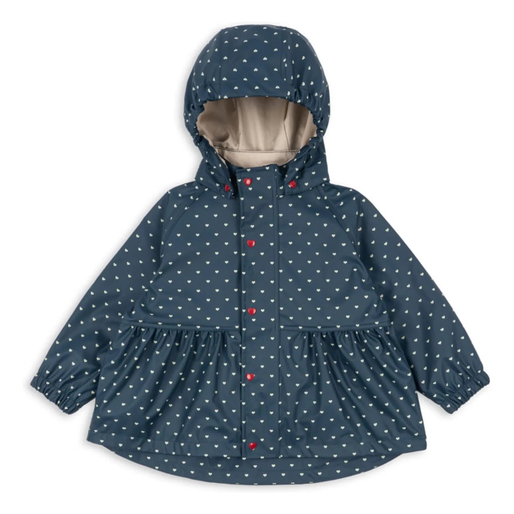 Konges Sløjd - Rainy Coeurs Waterproof Jacket | Dark Blue