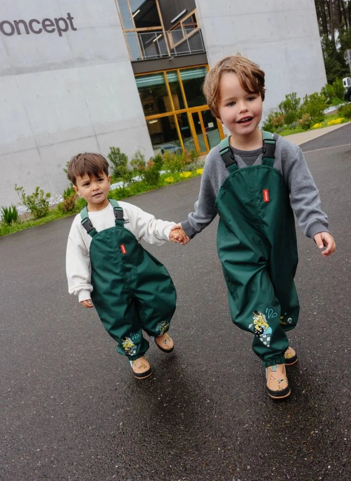 Hello Hossy - Captain Rain Overalls | Chrome Green