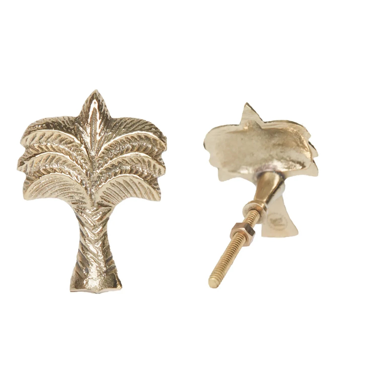 Doing Goods - Palm Tree Door Handle | Gold