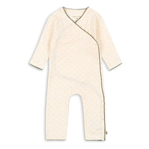 Konges Sløjd - Minnie heart romper Organic cotton | Ecru