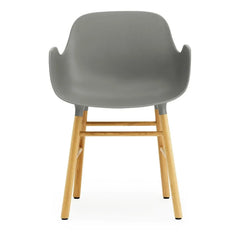 Normann Copenhagen - Armrest Oak-Form Chair | Gray