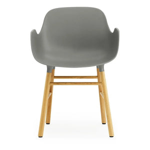 Normann Copenhagen - Armrest Oak-Form Chair | Gray