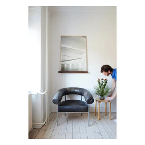 Paper Collective - Wooden banner stand | Dark Oak
