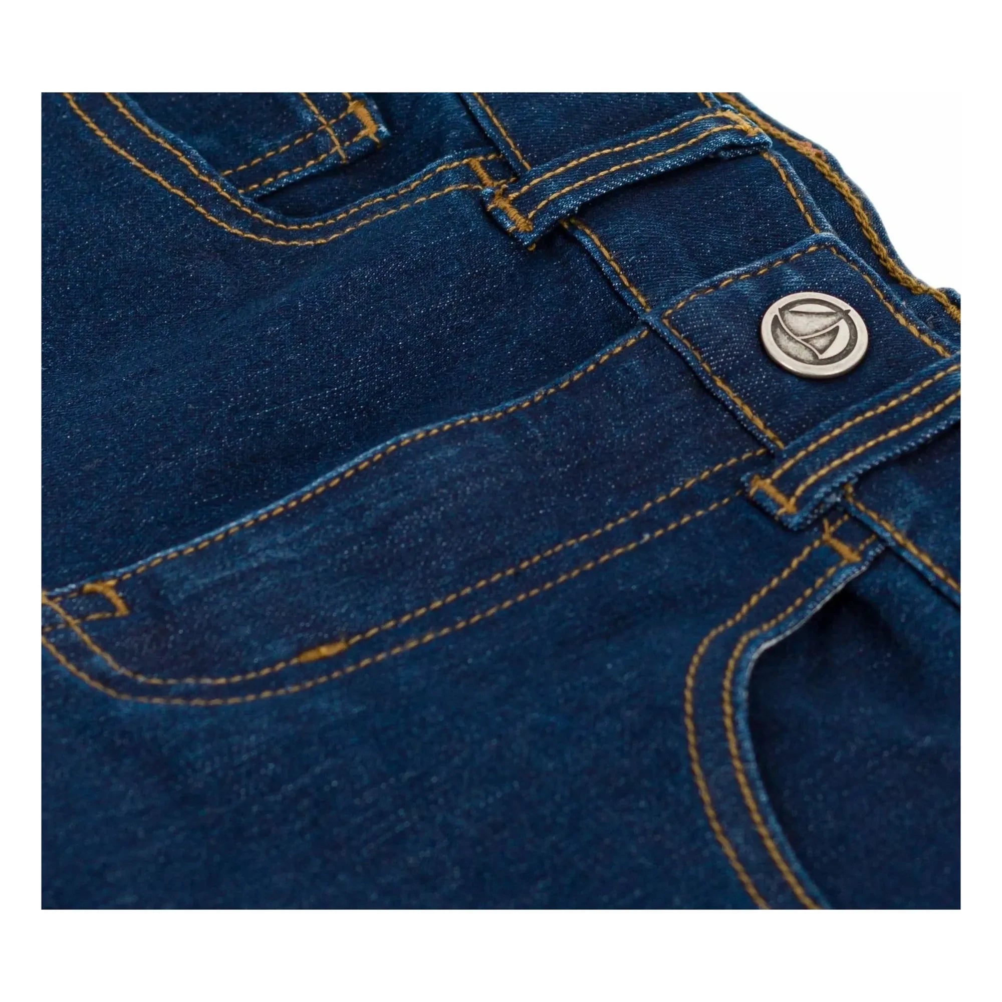 Petit Bateau - Jean Brut Adjustable | Dark Blue