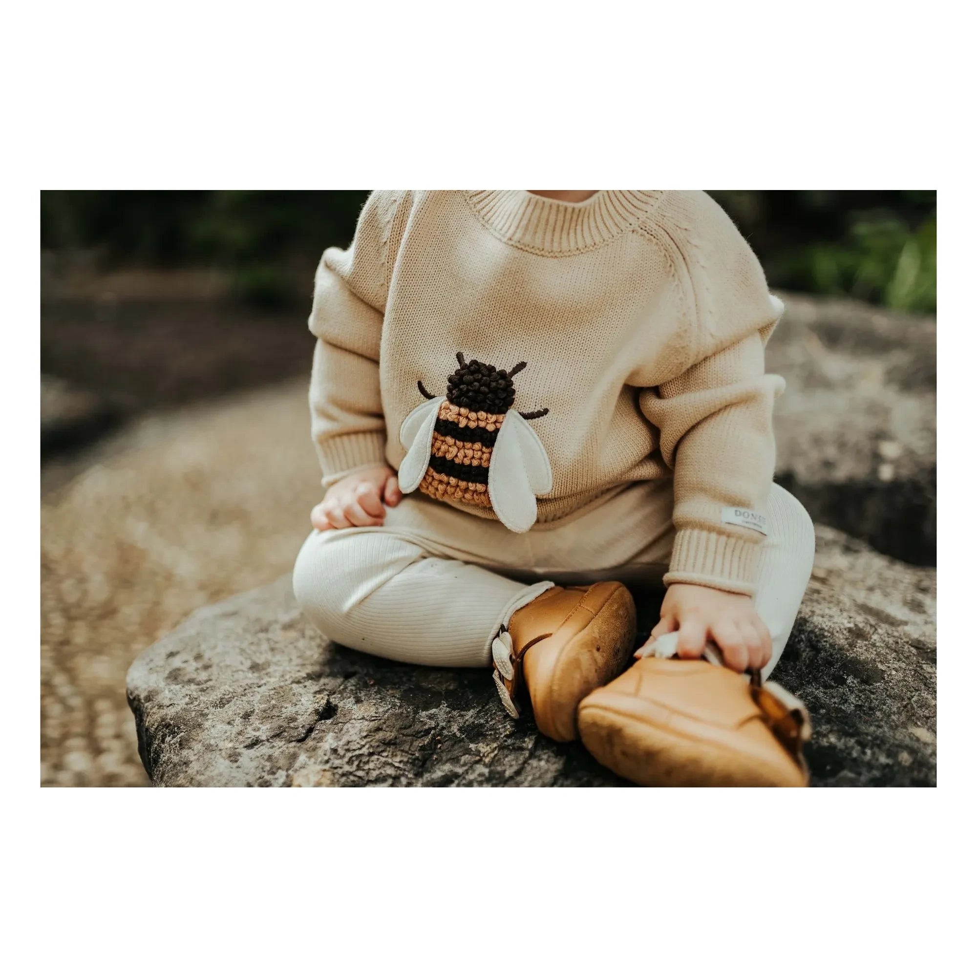 Donsje - Valenthe Abeille Organic Cotton Sweater | Light Yellow