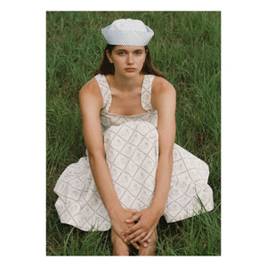 The Tiny Big Sister - Cotton Swan Skirt | Beige