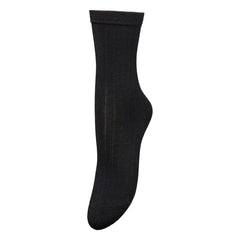 Becksöndergaard - Sparkling Ribbed Socks | Black