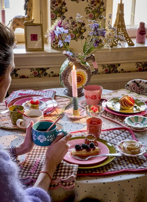 Rice - Vichy American Placemats Set | Lilac