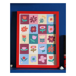Ma petite vie - Poster Çiçekli Patchwork